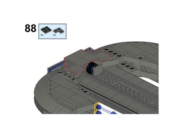 ZITIANYOUBUILD Custom MOC-125615 Bilskirnir-class Space Wars Ship Sci-Fi Spacecraft 776 Parts