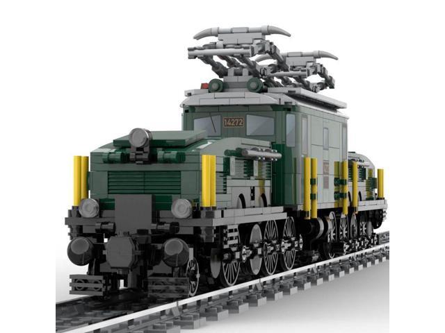 ZITIANYOUBUILD Custom MOC-124952 Swiss Crocodile Train Model (1424 Parts/Green) Toys Gift