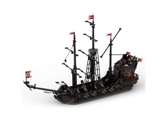 ZITIANYOUBUILD Custom MOC-36789 Medieval Pirate Ship 1411 Parts Toys Gift for Christmas