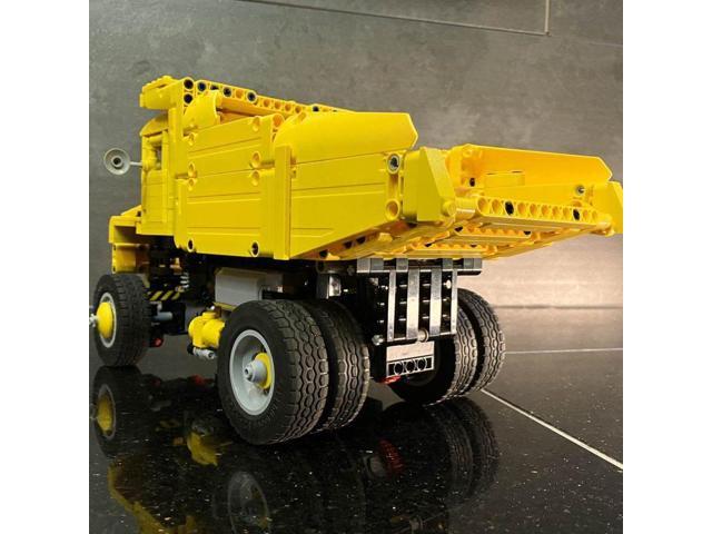 ZITIANYOUBUILD Custom MOC-153584 1/15 RC Tipper Truck Assembly (Dynamic Version/1269 Parts)