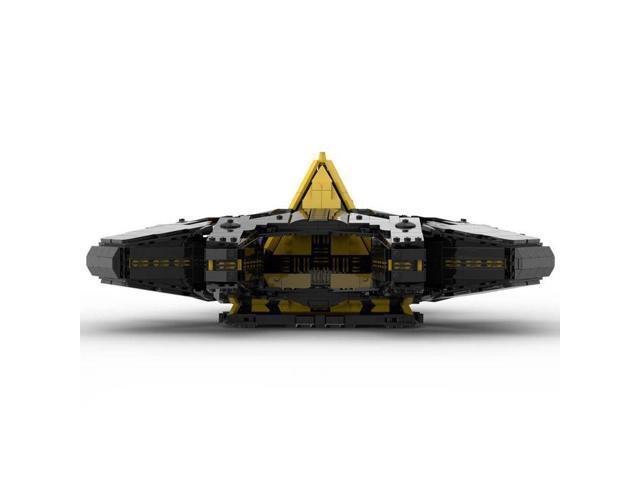 ZITIANYOUBUILD Custom MOC-128542 Goauld Hatak Sci-fi Battleship Model 1924 Parts Toys Gift
