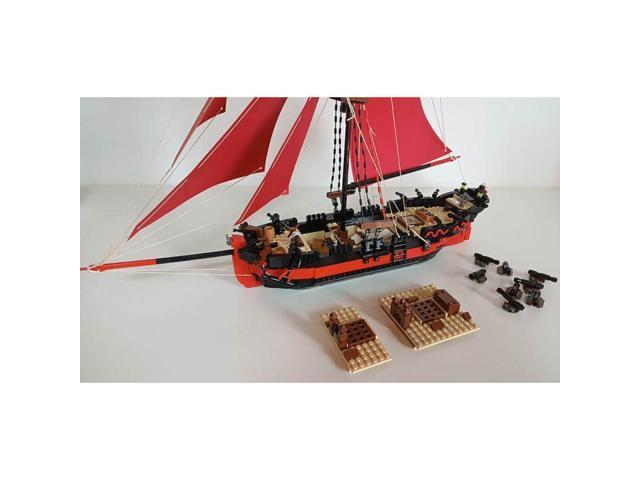 ZITIANYOUBUILD Custom MOC-131099 Assault Boat Pirate Island Model Building Block (1468 Parts)