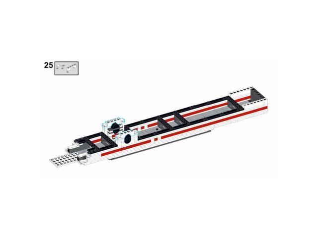 ZITIANYOUBUILD Custom MOC-136040 DB BR 406 Series ICE 3 Electric Locomotive 1302 Parts