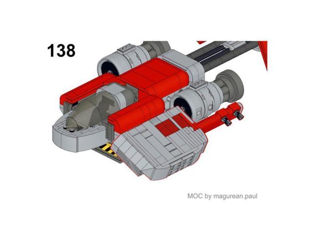 ZITIANYOUBUILD Custom MOC-143595 Terran-Dropship Spaceship Model (684 Parts) Toys Gift