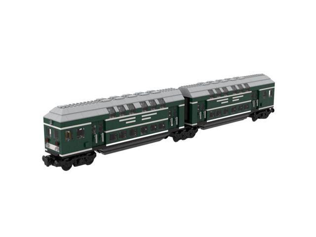 ZITIANYOUBUILD Custom MOC-139977 German Trains Carriage Doppelstockwagen Model (1614 Parts)