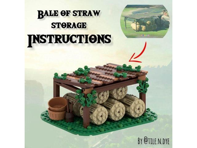 ZITIANYOUBUILD Custom MOC-109506 Medieval Straw Bale 684 Parts Toys Gift for Christmas