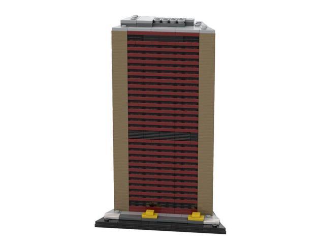 ZITIANYOUBUILD Custom MOC-124170 1/1000 WTC 7 (1987-2001) Large Building Model 793 Parts