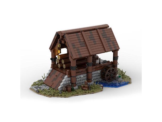 ZITIANYOUBUILD Custom MOC-76358 Medieval Lumber Mill Module of Large Village Theme 1488 Parts