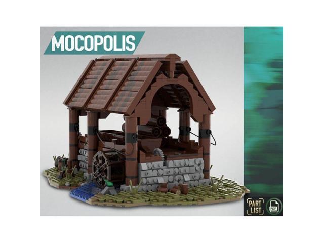 ZITIANYOUBUILD Custom MOC-76358 Medieval Lumber Mill Module of Large Village Theme 1488 Parts