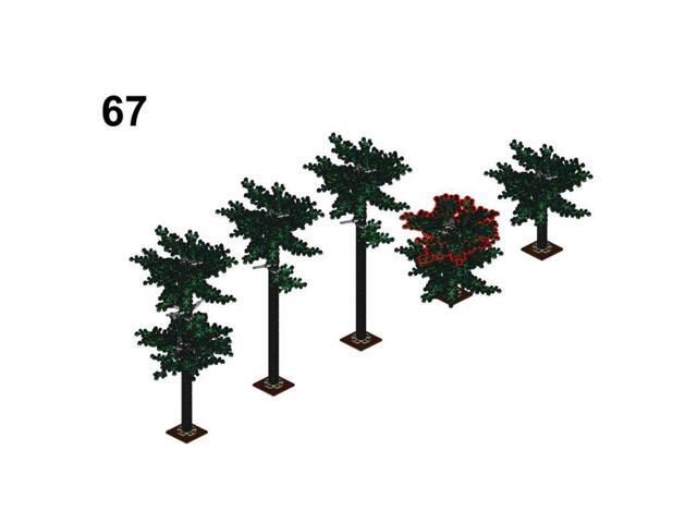 ZITIANYOUBUILD Custom MOC-102481 Norway Pine Tree Set Trains Sand Table Scene 1916 Parts