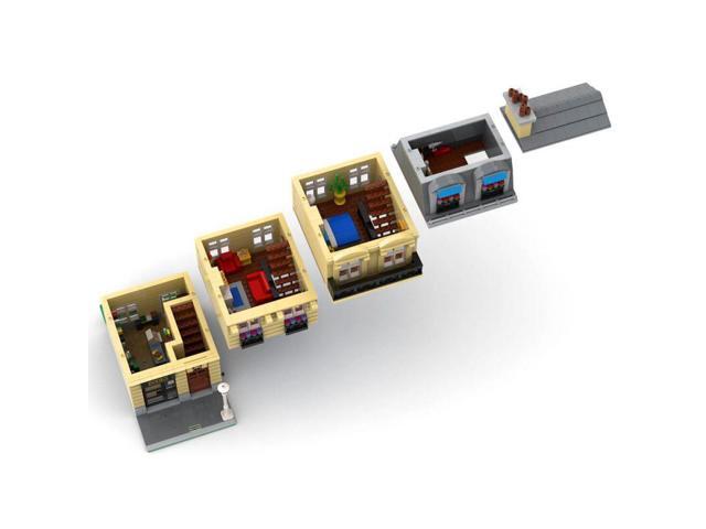 ZITIANYOUBUILD Custom MOC-137960 Modular Paris Apartment Building Model (1567 Parts)