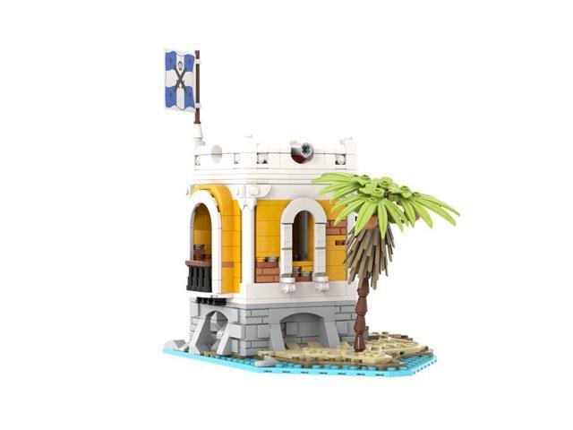 ZITIANYOUBUILD Custom MOC-126479 Outpost Medieval Pirate Theme Model (630 Parts) Toys Gift