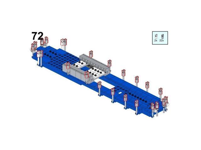 ZITIANYOUBUILD Custom MOC-116989 GE-U-18B Train 1400 Parts Toys Gift Perfect for christmas