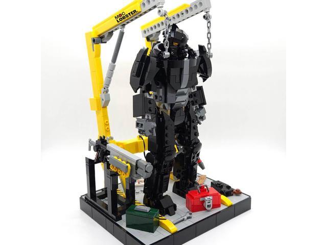ZITIANYOUBUILD Custom MOC-183479 Mecha Warrior Repair Station Display Stand Building 418 Parts