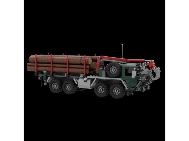 ZITIANYOUBUILD Custom M985 HEMTT Log Truck Small Particles 737 Parts Toys Gift for Christmas