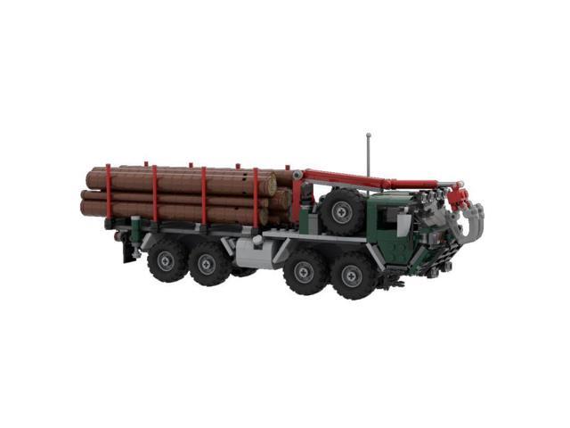 ZITIANYOUBUILD Custom M985 HEMTT Log Truck Small Particles 737 Parts Toys Gift for Christmas