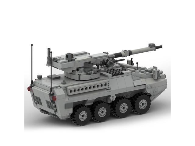 ZITIANYOUBUILD Custom MOC-60244 M1128 Stryker MGS Military Model 952 Parts Gift for Christmas