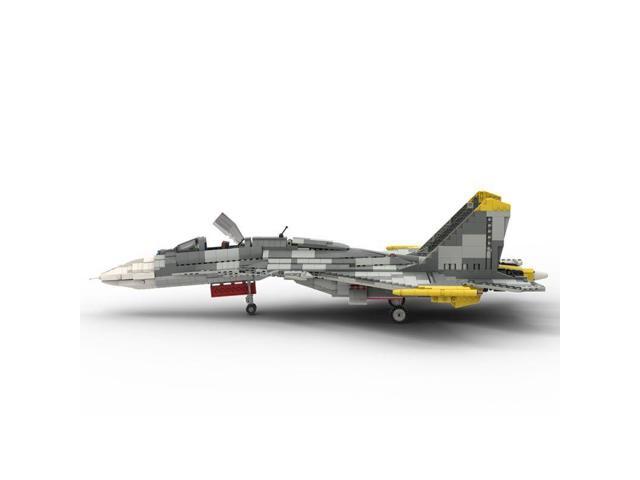 ZITIANYOUBUILD Custom MOC-32199 Sukhoi SU-37 TERMINATOR 1664 Parts Toys Gift for Christmas