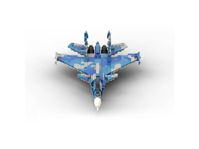 ZITIANYOUBUILD Custom MOC-173300 Sukhoi SU-30 Active Russian Aircraft 615 Parts for Christmas