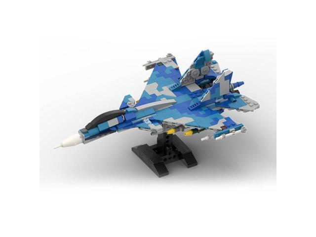ZITIANYOUBUILD Custom MOC-173300 Sukhoi SU-30 Active Russian Aircraft 615 Parts for Christmas