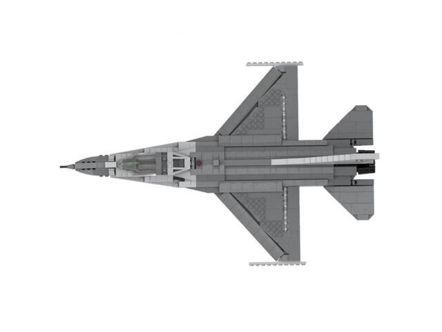 ZITIANYOUBUILD Custom MOC-45041 F-16 Fighting Falcon 856 Parts Toys Gift for Christmas