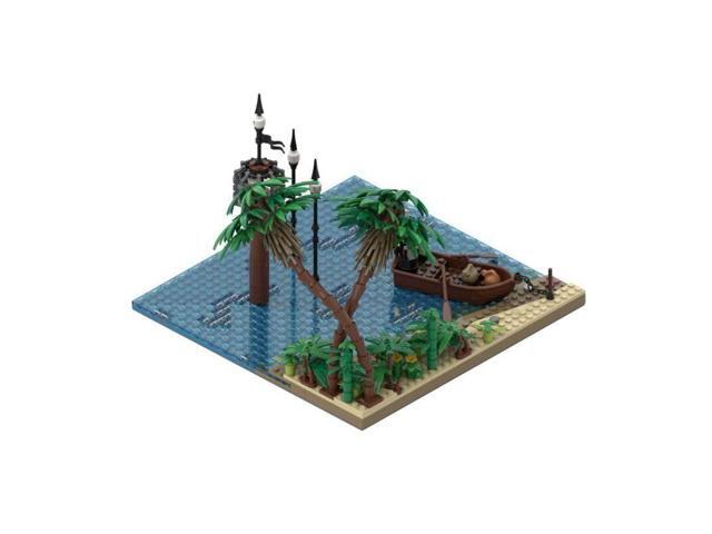 ZITIANYOUBUILD Custom MOC-116559 Beach with Pillory 743+ Parts Toys Gift for Christmas