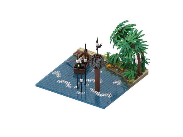 ZITIANYOUBUILD Custom MOC-116559 Beach with Pillory 743+ Parts Toys Gift for Christmas