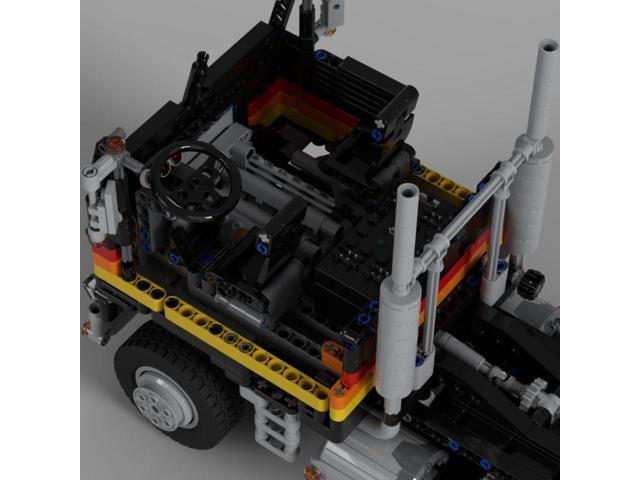 ZITIANYOUBUILD Custom MOC-104414 Sci-tech RC Cabover 1664 Parts Toys Gift for Christmas