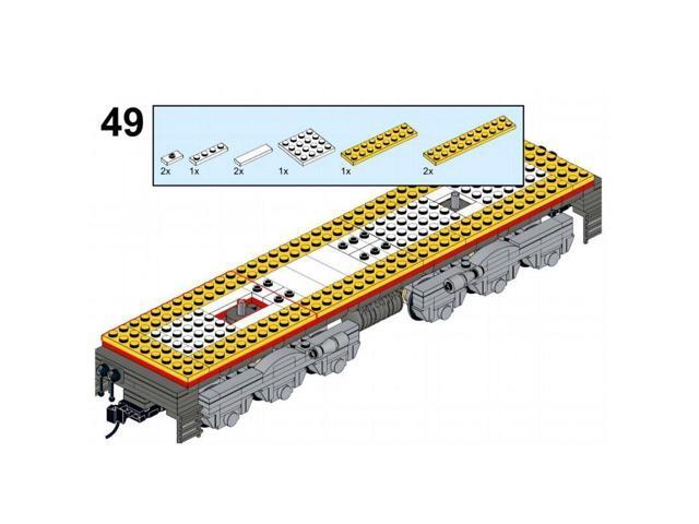 ZITIANYOUBUILD Custom MOC-106739 8500 GTEL Fuel Tender Only Retro Train 1190 Parts Christmas