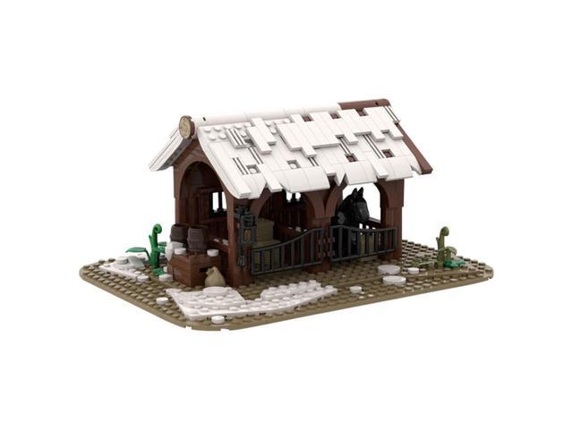 ZITIANYOUBUILD Custom 419pcs/set MOC-96457 Medieval Stable Shaped 419 Parts for Christmas