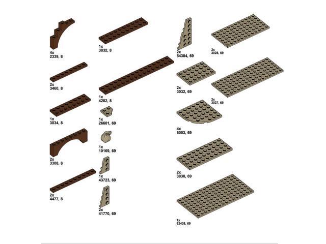 ZITIANYOUBUILD Custom 419pcs/set MOC-96457 Medieval Stable Shaped 419 Parts for Christmas