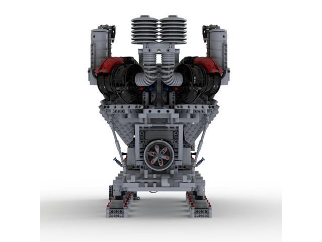 ZITIANYOUBUILD Custom MOC-73232 V16 Diesel Engine 4777 Parts Toys Gift for Christmas