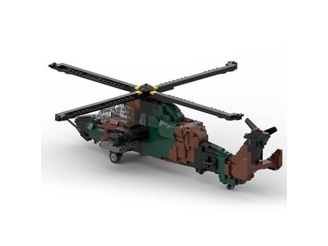 ZITIANYOUBUILD Custom MOC-154526 EC665 Tiger Helicopter Model 932 Parts Toys Gift for Christmas