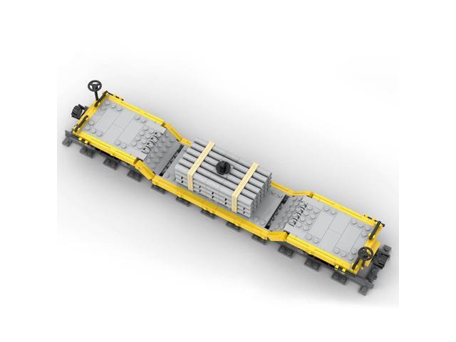 ZITIANYOUBUILD Custom MOC-46691 Center Drop Train Car Model 532 Parts Toys Gift for Christmas