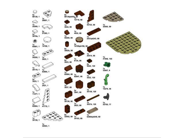 ZITIANYOUBUILD Custom MOC-96252 Medieval Wood Shed 90 Parts Building Toys Gift for Christmas