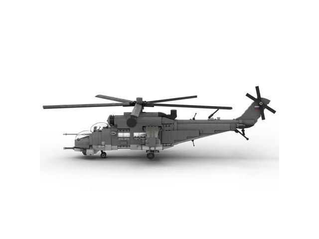 ZITIANYOUBUILD Custom MOC-97659 Mil Mi-35 HIND 1084 Parts Toys Gift for Christmas