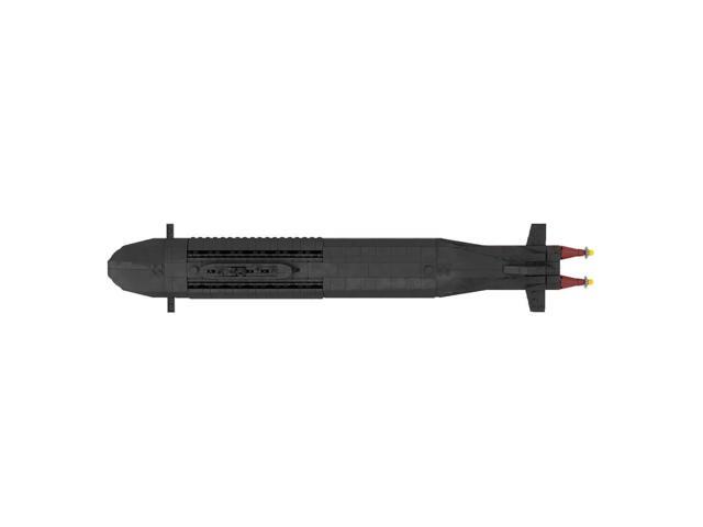 ZITIANYOUBUILD Custom MOC-149172 Scale Oscar II Class Submarine Kursk Military Model 798 Parts