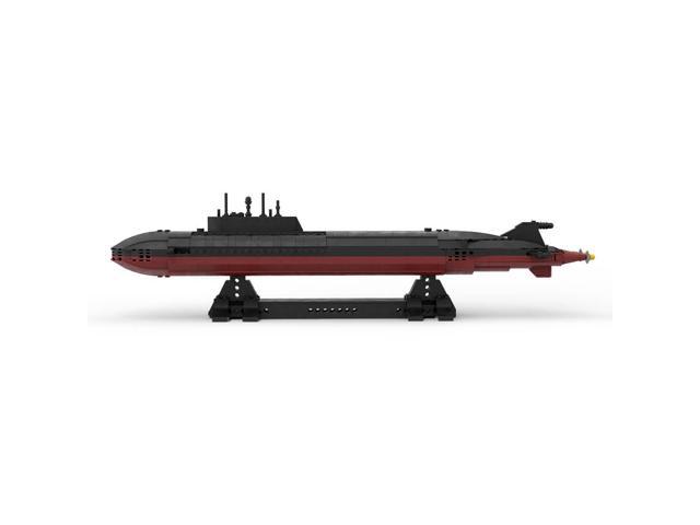 ZITIANYOUBUILD Custom MOC-149172 Scale Oscar II Class Submarine Kursk Military Model 798 Parts