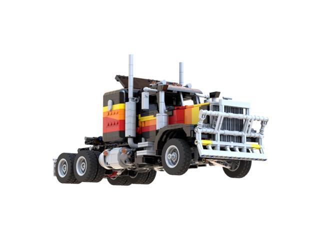 ZITIANYOUBUILD Custom MOC-138757 Tech Semi-trailer Truck Model 1608 Parts Gift for Christmas