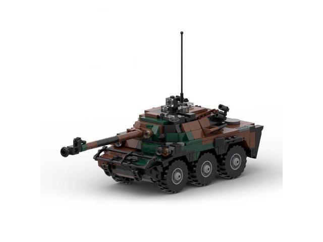 ZITIANYOUBUILD Custom MOC-110138 AMX-10RC Wheeled Scout Vehicle Model 634 Parts Toys Gift