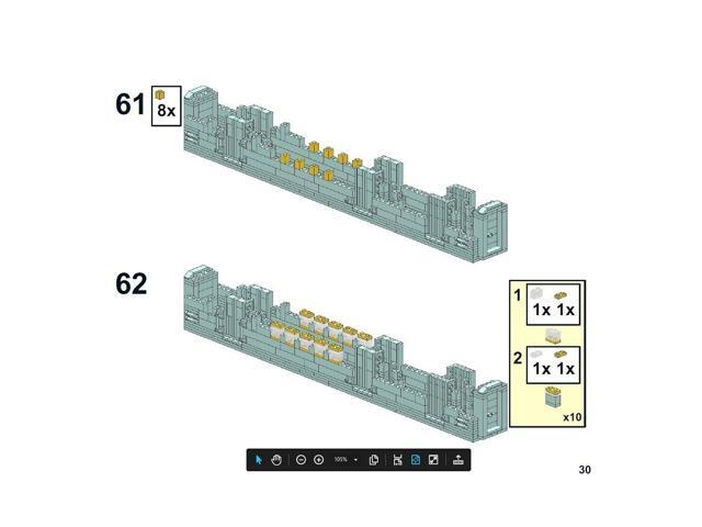 ZITIANYOUBUILD Custom MOC-45185 Union Pacific RPO coach 1143+ Parts Toys Gift for Christmas