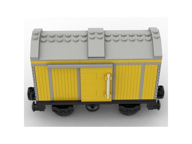 ZITIANYOUBUILD Custom MOC-86518 Box Car Train Wagon 258 Parts Kids Gift for Christmas