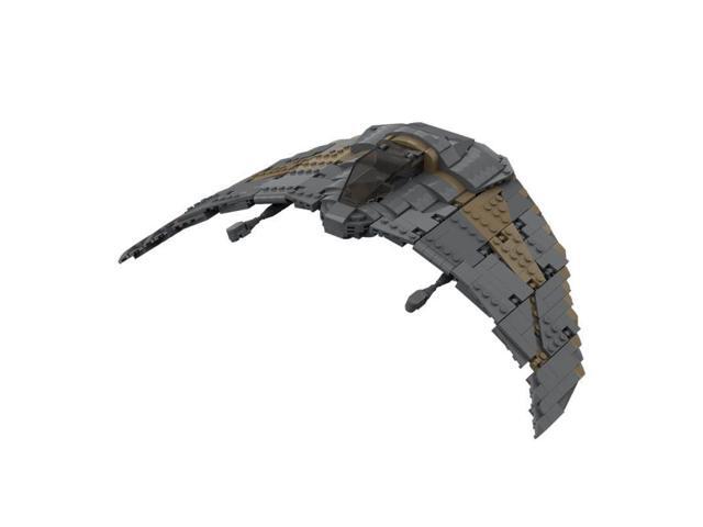 ZITIANYOUBUILD Custom MOC-126538 Goauld Death Glider Sci-fi Battleship Model 645 Parts