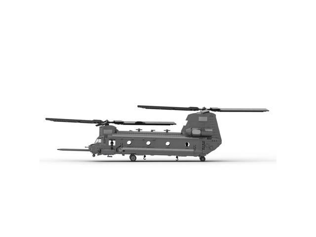 ZITIANYOUBUILD Custom MOC-37497 MH-47 G Special Ops Chinook Model 1758 Parts for Christmas