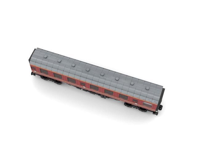 ZITIANYOUBUILD Custom MOC-52021 7wide HP Express Passenger Car 730 Parts Gift for Christmas