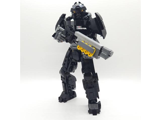 ZITIANYOUBUILD Custom MOC-184048 Fully Articulated X-02 Mecha Warrior Building Block 468 Parts