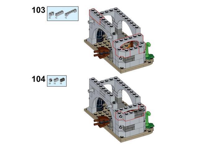 ZITIANYOUBUILD Custom MOC-113518 Medieval Theme Alleys Blacksmith Model 658 Parts