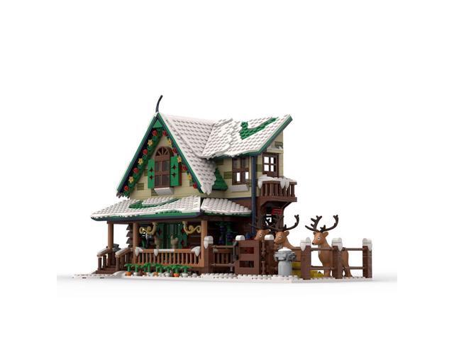 ZITIANYOUBUILD Custom MOC-183213 Winter Village Reindeer Ranch Blocks Set 1973 Parts for Christmas