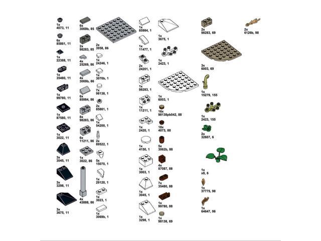 ZITIANYOUBUILD Custom MOC-96361 Medieval Signal Fire 166 Parts Toys Gift for Christmas