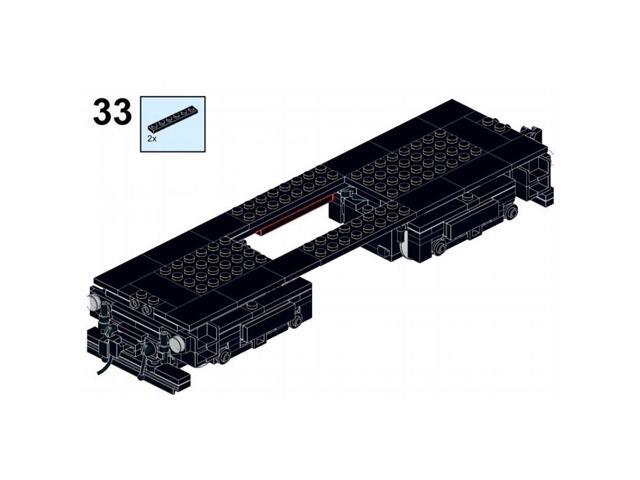 ZITIANYOUBUILD Custom MOC-103144 GE45 Little Red Ton Switcher Retro Train 587 Parts